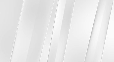 Soyut ışık fütüristik duvar kağıdı. Zarif, parlak çizgili arka plan. Geometrik katmanlı üç boyutlu beyaz arkaplan. Poster, broşür, sunum ve web sitesi için geometrik şablon tasarımı.
