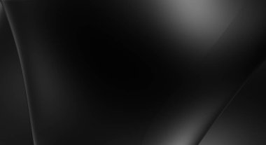 Web sitesi, poster, marka kimliği, broşür, sunum şablonu için lüks koyu bir arka plan. Dalgalı şekilli kaliteli tasarım. Dalgalanmalı soyut arkaplan. Pankart veya kapak tasarımı için dekorasyon.