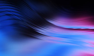 Soyut, enerjik bir arkaplan. Renkli, dalgalı duvar kâğıdı. Grafik konsept çizimi. Yumuşak dalgalı çizgiler. Girdap gibi renkli canlı şekiller..