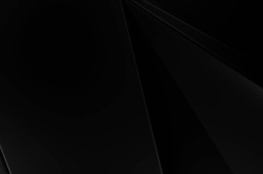 Lüks minimalist tasarım. Fütürist şablon. Karanlık elementleri olan birinci sınıf soyut duvar kâğıdı. Zarif bir zemin. Siyah üç boyutlu geometrik arkaplan. Poster, broşür, sunum için tasarım.