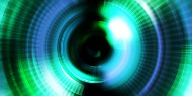 Parlayan neon ışıkları. Parlak sunum tasarım şablonu. Fotoğraf makinesi konsepti. Soyut arkaplan. Dönen ışık ışınları. Hareketli kavramsal duvar kağıdı. Grafik dijital illüstrasyon. 