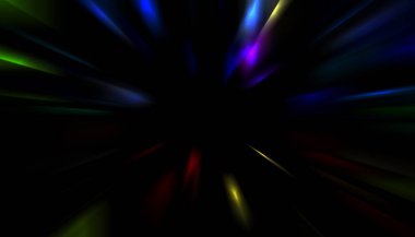 Parlayan yıldızın patlaması. Dinamik renkli arkaplan resmi. Parıldayan ışıklar duvar kağıdı. Tasarımınız için canlı şablon.