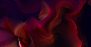 Hareketli girdapların soyut çizimi. Titreşimli renkli kıvrımların dönen akışı. Kıvrımlı ve kıvrımlı arka plan ve çizgiler. Garip duvar kâğıdı tasarımı. Dalgalanma arkaplanı.