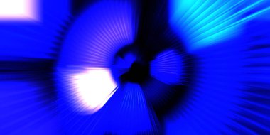 Hareketli kavramsal duvar kağıdı. Grafik dijital illüstrasyon. Parlayan neon ışıkları. Parlak sunum tasarım şablonu. Soyut arkaplan. Dönen ışık ışınları. 