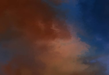 Modern fırça darbeleri. Poster, duvar sanatı, afiş, kart, kitap kapağı veya ambalaj için rahatlatıcı kompozisyonun yumuşak renkli çizimi. Pastel renklerle suluboya. 