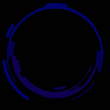 Fütürist dairesel gövde arayüzü elementi. Soyut çember geometrik arkaplan. Dijital teknolojinin grafiksel çizimi.