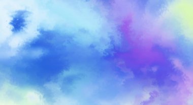 Modern fırça darbeleri. Poster, duvar sanatı, afiş, kart, kitap kapağı veya ambalaj için rahatlatıcı kompozisyonun yumuşak renkli çizimi. Pastel renklerle suluboya. 