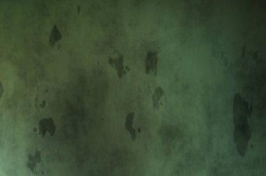 Gotik bir duvarda sıkıntılı ve kirli desenler var. Lekeli renkli hasarlı şablon. Tasarımınız için doku ve elementler. Pis duvar kâğıdı. Grunge arkaplanı.