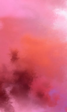 Modern fırça darbeleri. Poster, duvar sanatı, afiş, kart, kitap kapağı veya ambalaj için rahatlatıcı kompozisyonun yumuşak renkli çizimi. Pastel renklerle suluboya. 