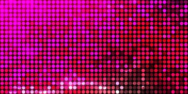 Parlayan ışıklar siyah arka planda parti izleri. Sahne veya stadyum ışıklarının dijital illüstrasyonu. Parlak desenli duvar kağıdı. Sahne ışıkları ile renkli ışıkların ihtişamlı arkaplanı.