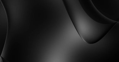 Web sitesi, poster, marka kimliği, broşür, sunum şablonu için lüks koyu bir arka plan. Dalgalı şekilli kaliteli tasarım. Dalgalanmalı soyut arkaplan. Pankart veya kapak tasarımı için dekorasyon.