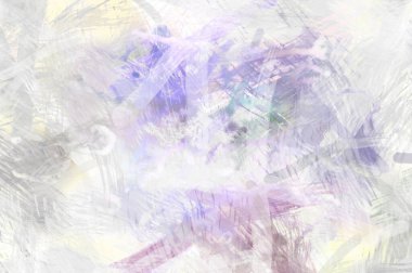 Soyut arkaplanda pürüzlü fırça darbeleri. Fırça boyası. Renkli boya darbeleri. Eşsiz duvar sanatı. Tuvaldeki modern sanat. Renkli çağdaş sanat eserleri.