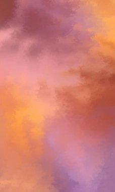 Modern fırça darbeleri. Poster, duvar sanatı, afiş, kart, kitap kapağı veya ambalaj için rahatlatıcı kompozisyonun yumuşak renkli çizimi. Pastel renklerle suluboya. 