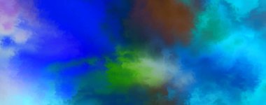 Modern fırça darbeleri. Poster, duvar sanatı, afiş, kart, kitap kapağı veya ambalaj için rahatlatıcı kompozisyonun yumuşak renkli çizimi. Pastel renklerle suluboya. 