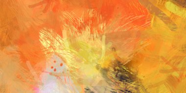 Soyut arkaplanda pürüzlü fırça darbeleri. Fırça boyası. Renkli boya darbeleri. Eşsiz duvar sanatı. Tuvaldeki modern sanat. Renkli çağdaş sanat eserleri.