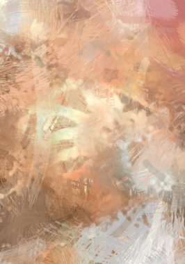 Soyut arkaplanda pürüzlü fırça darbeleri. Fırça boyası. Renkli boya darbeleri. Eşsiz duvar sanatı. Tuvaldeki modern sanat. Renkli çağdaş sanat eserleri.