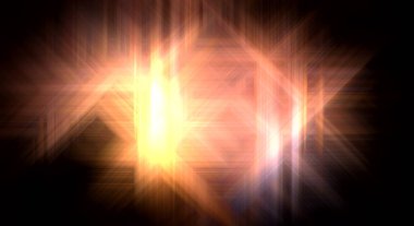 Parlak prizma arayüzü elementi. Soyut alevli geometrik arkaplan. Dijital teknolojinin grafiksel çizimi.