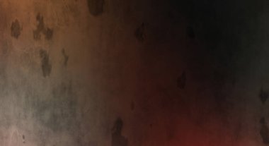 Gotik bir duvarda sıkıntılı ve kirli desenler var. Lekeli renkli hasarlı şablon. Tasarımınız için doku ve elementler. Pis duvar kâğıdı. Grunge arkaplanı.