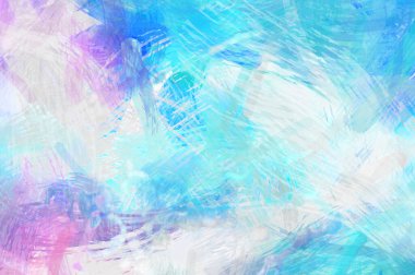 Soyut arkaplanda pürüzlü fırça darbeleri. Fırça boyası. Renkli boya darbeleri. Eşsiz duvar sanatı. Tuvaldeki modern sanat. Renkli çağdaş sanat eserleri.