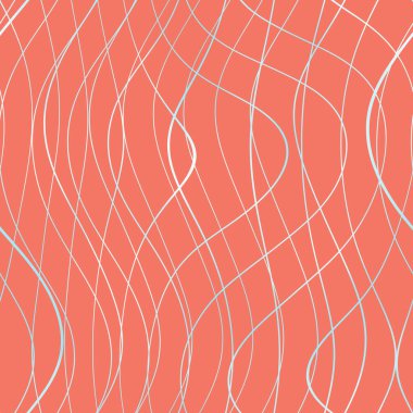 Dalgalı yansıtıcı çizgilerin kusursuz deseni. Lüks minimalist malzeme. Süs dalgasıyla dekoratif motif. Web, kartvizit, davetiye, poster, tekstil baskısı için zarif duvar kağıdı.