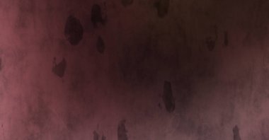 Gotik bir duvarda sıkıntılı ve kirli desenler var. Lekeli renkli hasarlı şablon. Tasarımınız için doku ve elementler. Pis duvar kâğıdı. Grunge arkaplanı.