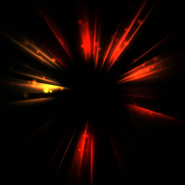 Mooie Achtergrond Van Kruisende Lichtstralen Gloeiende Deeltjes Behang Van Levendige — Stockfoto