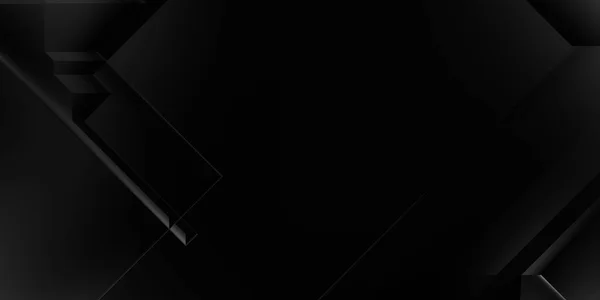 Zwarte Geometrische Achtergrond Trendy Luxe Minimalistisch Design Geometrische Template Premium — Stockfoto