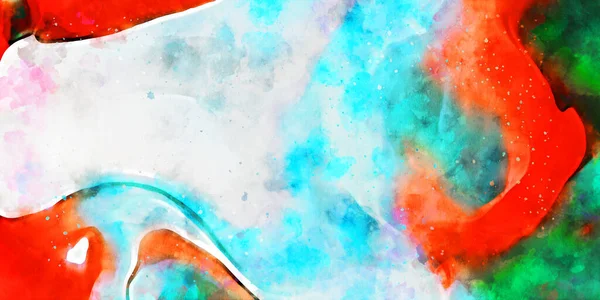 Kova desenli illüstrasyon. Çağdaş ve modern doku. Soyut renk boyama arka planı. Yaratıcı ve sanatsal duvar kağıdı. Fırçalanmış şekilleri ve lekeleri olan sanatsal duvar..