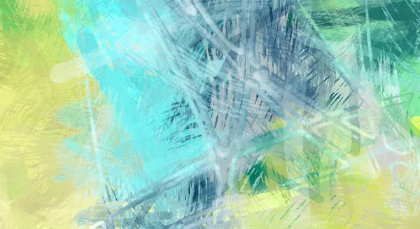 Rough Brushstrokes Abstract Background Brush Painting Color Strokes Paint Unique — Stock Photo, Image