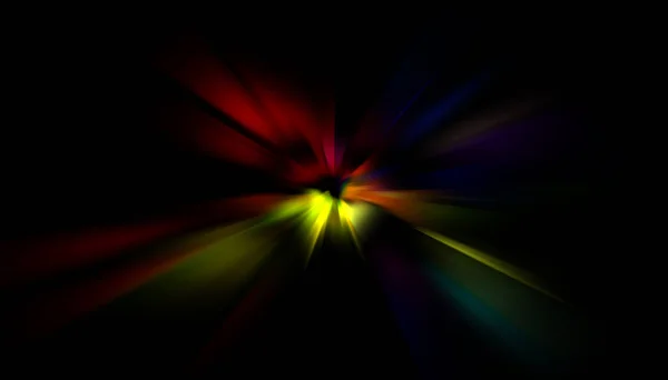 Eksplosjon Glødende Stjerne Dynamisk Fargerikt Bakgrunnsbilde Lys Tapeter Vibrerende Mal – stockfoto