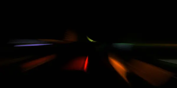 Energie Praskla Krásnými Živými Barvami Dynamické Paprsky Světla Izolované Černém — Stock fotografie
