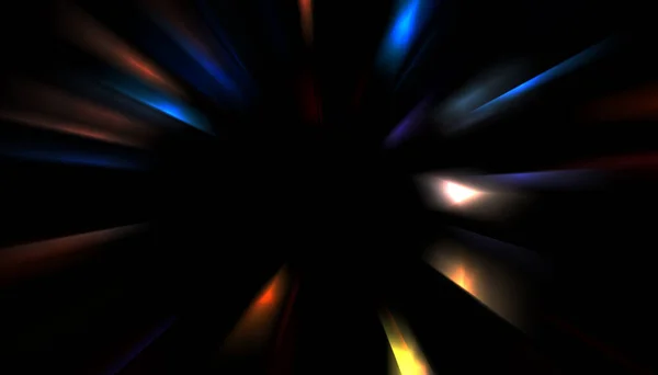 Explotion Glowing Star Dynamic Colorful Background Image Glow Lights Wallpaper — Stock Photo, Image