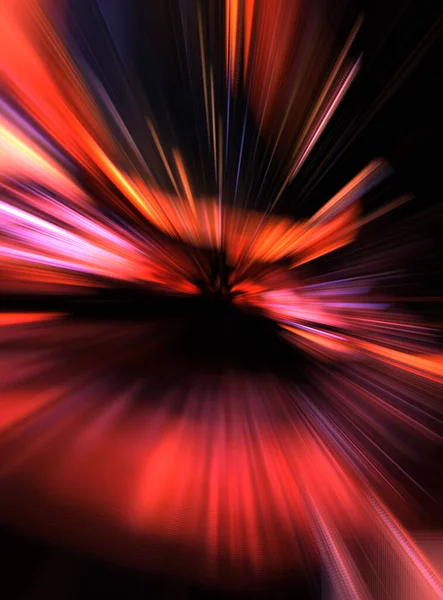 Colorful Vibrant Flashes Light Energy Warped Graphic Motion Background Dynamic — Stock Photo, Image