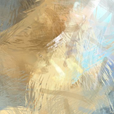 Soyut arkaplanda pürüzlü fırça darbeleri. Fırça boyası. Renkli boya darbeleri. Eşsiz duvar sanatı. Tuvaldeki modern sanat. Renkli çağdaş sanat eserleri.