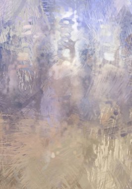 Soyut arkaplanda pürüzlü fırça darbeleri. Fırça boyası. Renkli boya darbeleri. Eşsiz duvar sanatı. Tuvaldeki modern sanat. Renkli çağdaş sanat eserleri.