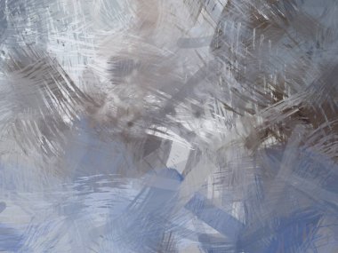 Soyut arkaplanda pürüzlü fırça darbeleri. Fırça boyası. Renkli boya darbeleri. Eşsiz duvar sanatı. Tuvaldeki modern sanat. Renkli çağdaş sanat eserleri.