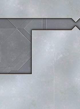 Katmanlı paneller. Fütürist soyut duvar kağıdı. Geometrik teknolojik yansıtıcı arka plan 3D metalik doku. Uzay gemisi desen yüzeyi.