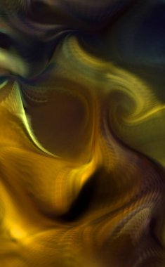 Hareketli girdapların soyut çizimi. Titreşimli renkli kıvrımların dönen akışı. Kıvrımlı ve kıvrımlı arka plan ve çizgiler. Garip duvar kâğıdı tasarımı. Dalgalanma arkaplanı.