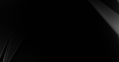 Lüks minimalist tasarım. Fütürist şablon. Karanlık elementleri olan birinci sınıf soyut duvar kâğıdı. Zarif bir zemin. Siyah üç boyutlu geometrik arkaplan. Poster, broşür, sunum için tasarım.