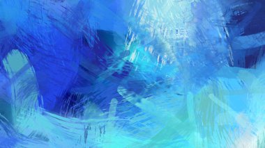 Soyut arkaplanda pürüzlü fırça darbeleri. Fırça boyası. Renkli boya darbeleri. Eşsiz duvar sanatı. Tuvaldeki modern sanat. Renkli çağdaş sanat eserleri.