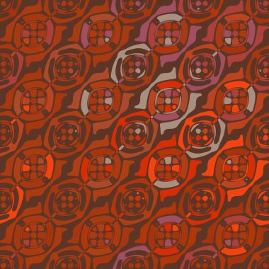 Yaratıcı karalama sanatı farklı şekil ve dokulara sahip kusursuz desen. Kolaj. Sanatsal arka plan. Soyut duvar kağıdı. Dekoratif hippi fayansları.