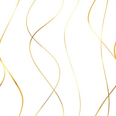 Dalgalı yansıtıcı çizgilerin kusursuz deseni. Lüks minimalist malzeme. Süs dalgasıyla dekoratif motif. Web, kartvizit, davetiye, poster, tekstil baskısı için zarif duvar kağıdı.