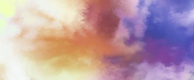 Modern fırça darbeleri. Poster, duvar sanatı, afiş, kart, kitap kapağı veya ambalaj için rahatlatıcı kompozisyonun yumuşak renkli çizimi. Pastel renklerle suluboya. 