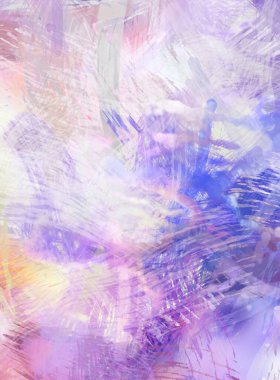 Soyut arkaplanda pürüzlü fırça darbeleri. Fırça boyası. Renkli boya darbeleri. Eşsiz duvar sanatı. Tuvaldeki modern sanat. Renkli çağdaş sanat eserleri.