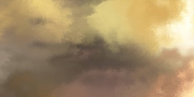 Modern fırça darbeleri. Poster, duvar sanatı, afiş, kart, kitap kapağı veya ambalaj için rahatlatıcı kompozisyonun yumuşak renkli çizimi. Pastel renklerle suluboya. 