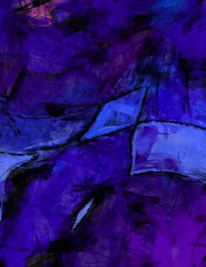 Tuval üzerinde etkileyici fırçalanmış resim. Kaotik resim. Taranmış Boyalı Soyut Arkaplan. Fırça darbesi ile boyanmış. Kaos duvarı sanatı. Sanatsal canlılık ve renkli duvar kağıdı.