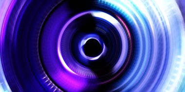 Fotoğraf makinesi konsepti. Soyut arkaplan. Dönen ışık ışınları. Hareketli kavramsal duvar kağıdı. Grafik dijital illüstrasyon. Parlayan neon ışıkları. Parlak sunum tasarım şablonu.