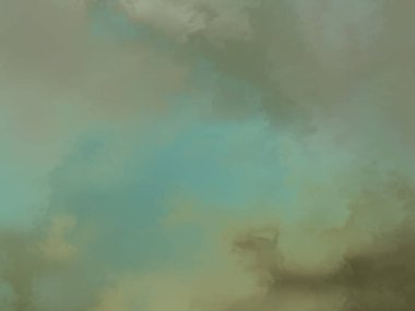 Modern fırça darbeleri. Poster, duvar sanatı, afiş, kart, kitap kapağı veya ambalaj için rahatlatıcı kompozisyonun yumuşak renkli çizimi. Pastel renklerle suluboya. 