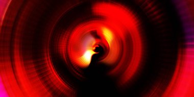 Parlayan neon ışıkları. Parlak sunum tasarım şablonu. Fotoğraf makinesi konsepti. Soyut arkaplan. Dönen ışık ışınları. Hareketli kavramsal duvar kağıdı. Grafik dijital illüstrasyon. 