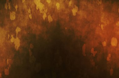 Gergin bir geçmişi ve sıkıntılı bir yapısı var. Renkli tozlu şablon. Tasarımınız için doku ve elementler. Çizik ve lekeli duvar kağıdı. Gotik duvar.